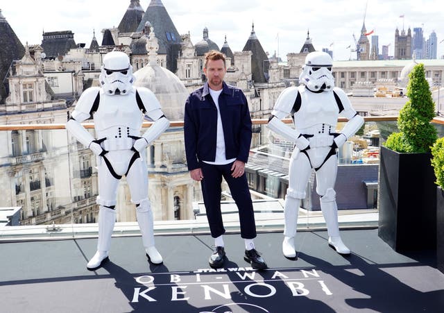 Ewan McGregor channelled Sir Alec Guinness when reprising his Obi-Wan Kenobi role (Ian West/PA)