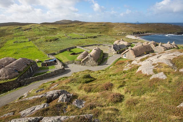 The film was partly shot in Gearrannan Blackhouse village (VisitScotland/PA)