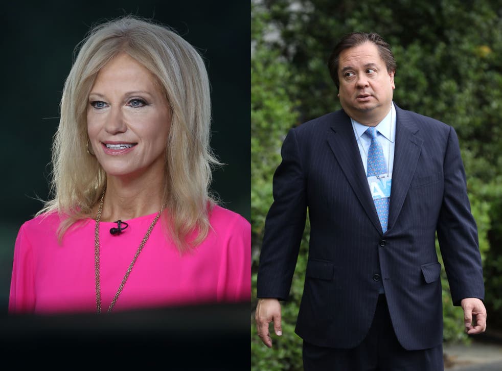 <p>Kellyanne Conway and George Conway </p>