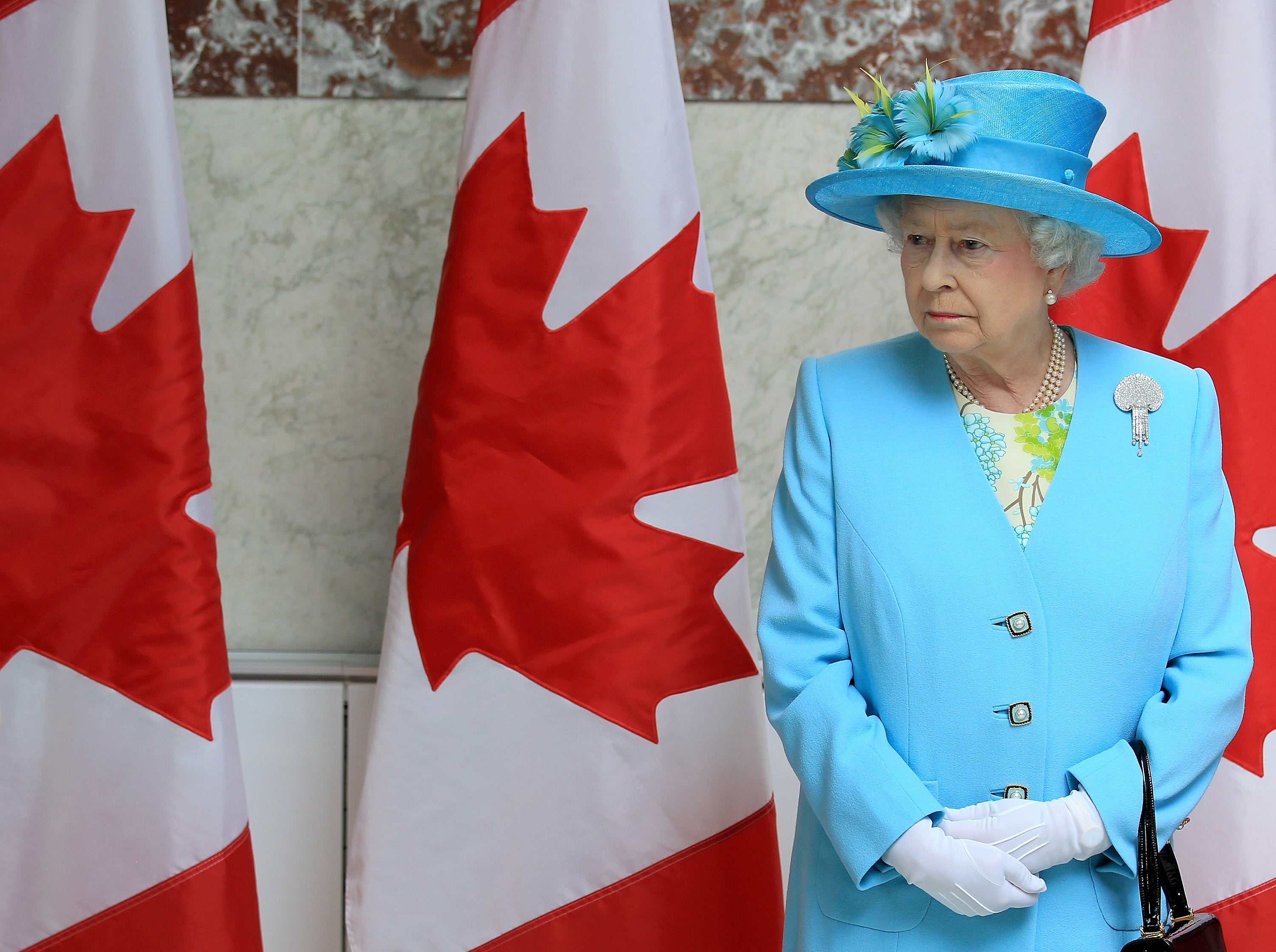The Queen visiting the Canadian Museum of Nature in Ottawa in 2010