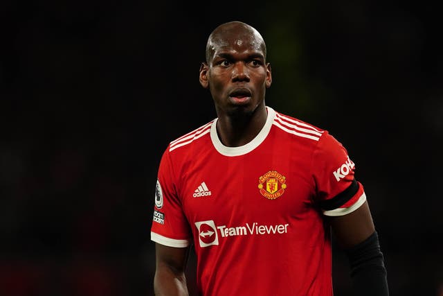 Paul Pogba got as far as agreeing personal terms with Manchester City in negotiations over a transfer, but pulled the plug because the 29-year-old midfielder was concerned about a backlash from United fans, according to The Times (Martin Rickett/PA)