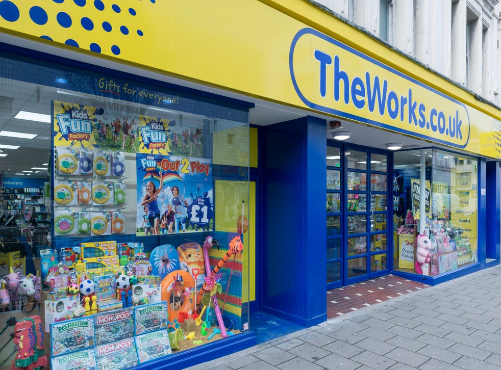 The retailer runs hundreds of shops across the country. (TheWorks.co.uk/PA)