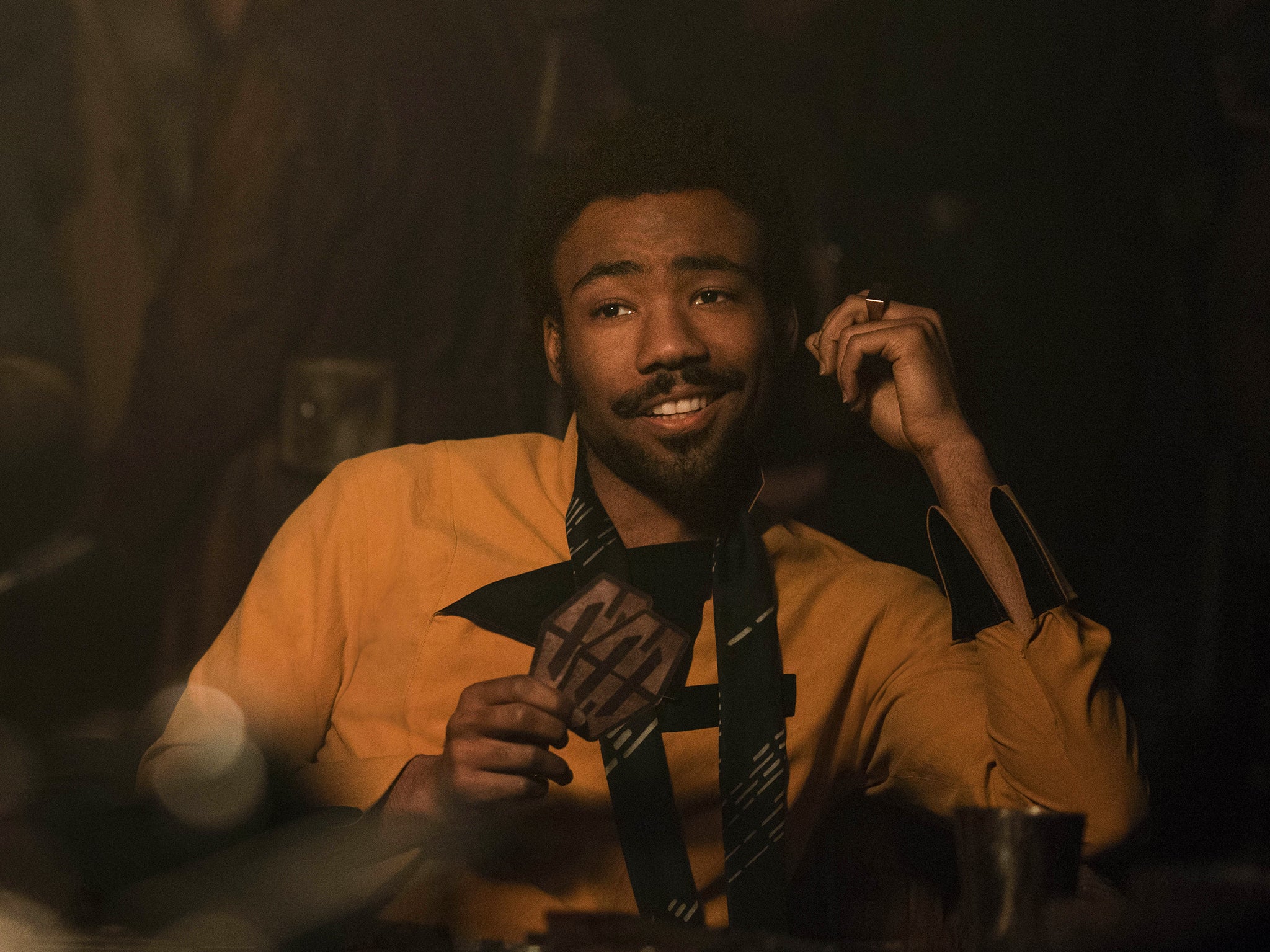 Donald Glover as Lando Calrissian in 2018’s ‘Solo: A Star Wars Story’