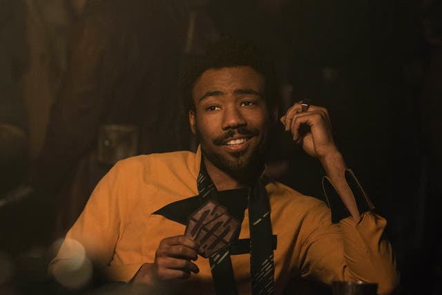 <p>Donald Glover as Lando Calrissian in 2018’s ‘Solo: A Star Wars Story’</p>