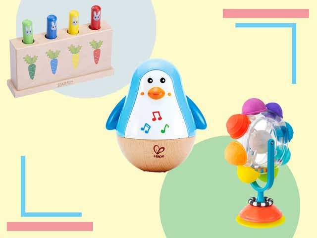 <p>We brought in our nine-month-old tester to discover the different ways to interact with these toys</p>