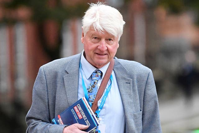 <p>Stanley Johnson said he was ‘very happy’ to become a French citizen </p>
