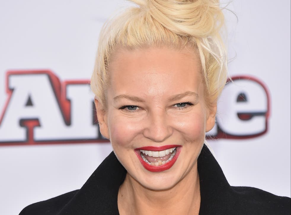 <p>Musician Sia </p>