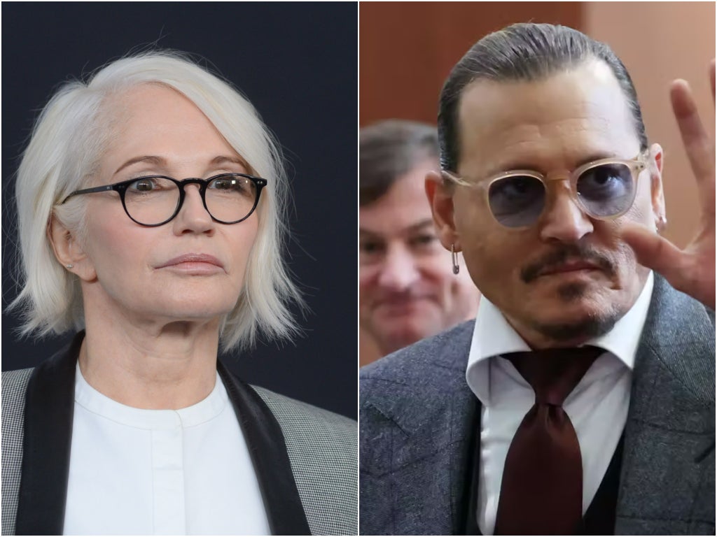 ‘Can I change that?’: Johnny Depp’s ex Ellen Barkin emphasises their relationship was ‘sexual’ not ‘romantic’