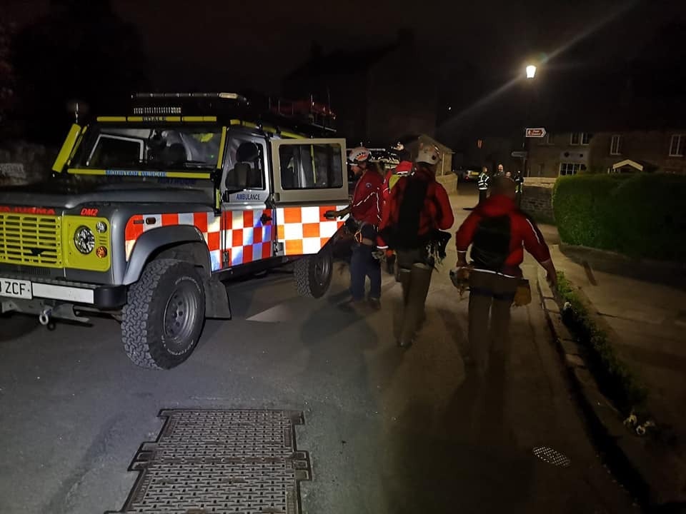 The cave was evacuated due to concerns rocks could have been dislodged