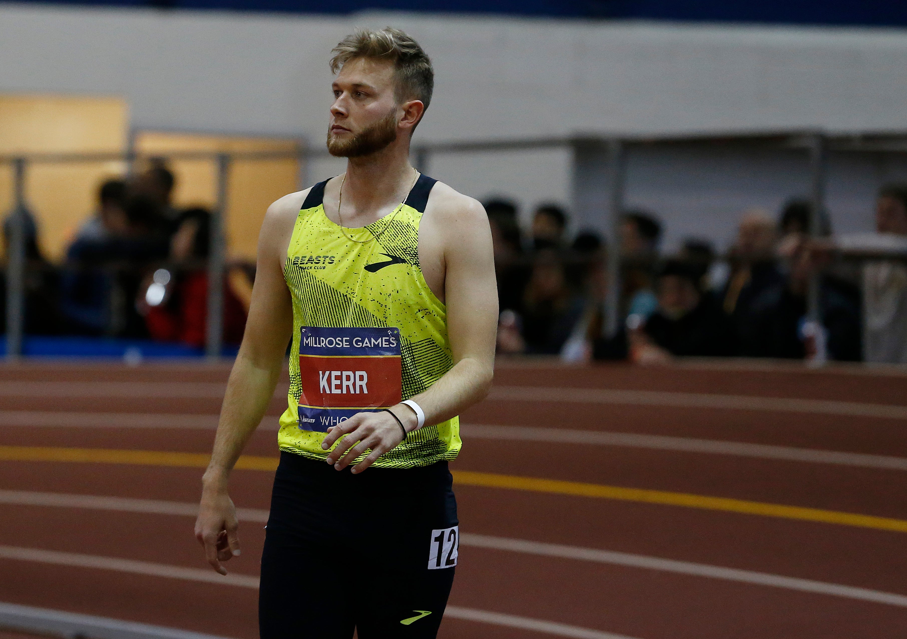 Josh Kerr is back in action in a packed 1,500m field