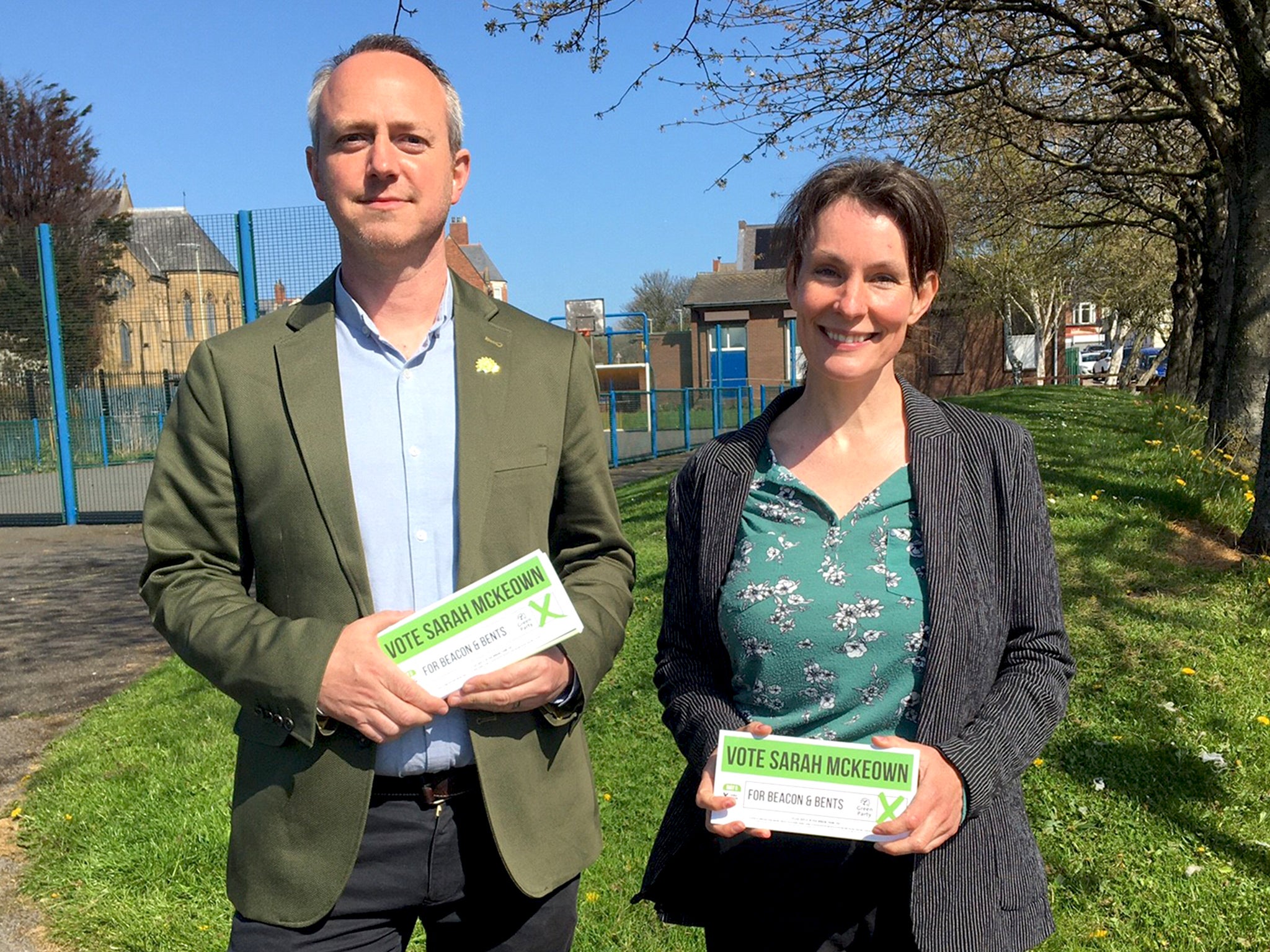 David Francis and Sarah McKeown were both elected councillors in Beacon and Bents, South Tyneside in May