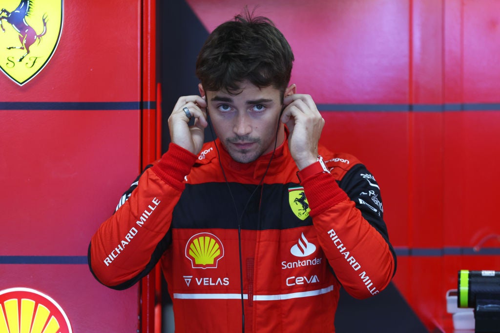 Charles Leclerc finished fastest in first practice
