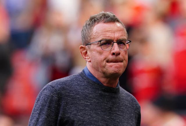 Ralf Rangnick is confident Man Utd can return to the top (Martin Rickett/PA)