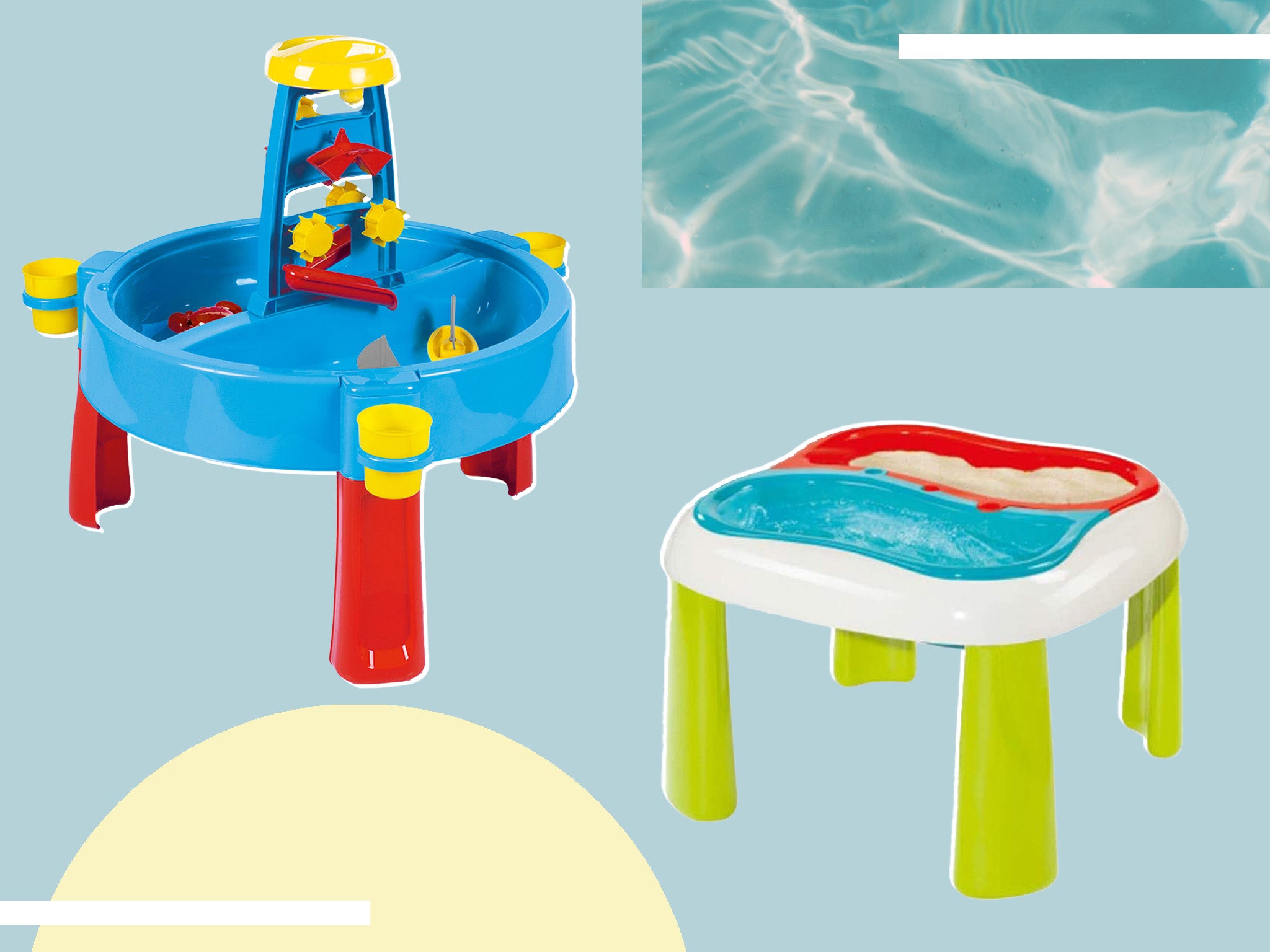 爆売り！】 Kids Sand and Water Table with Play Tent, Toddler Beach Toys Set with  Tent