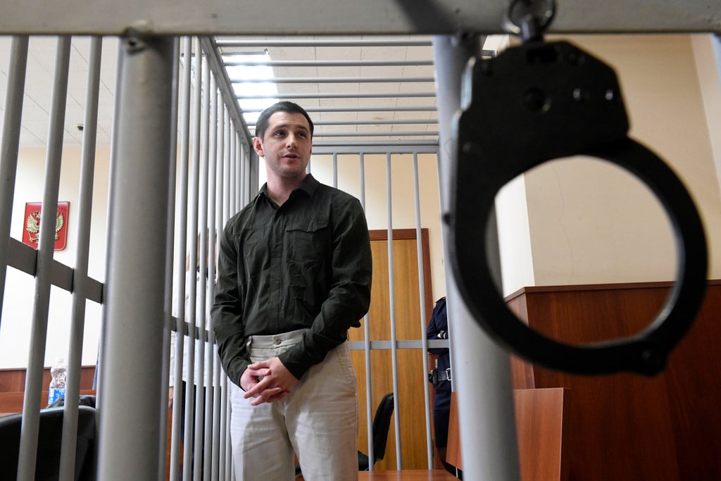 Ex-marine freed by Russia describes squalid treatment in blood-smeared psychiatric ward populated by ‘zombies’