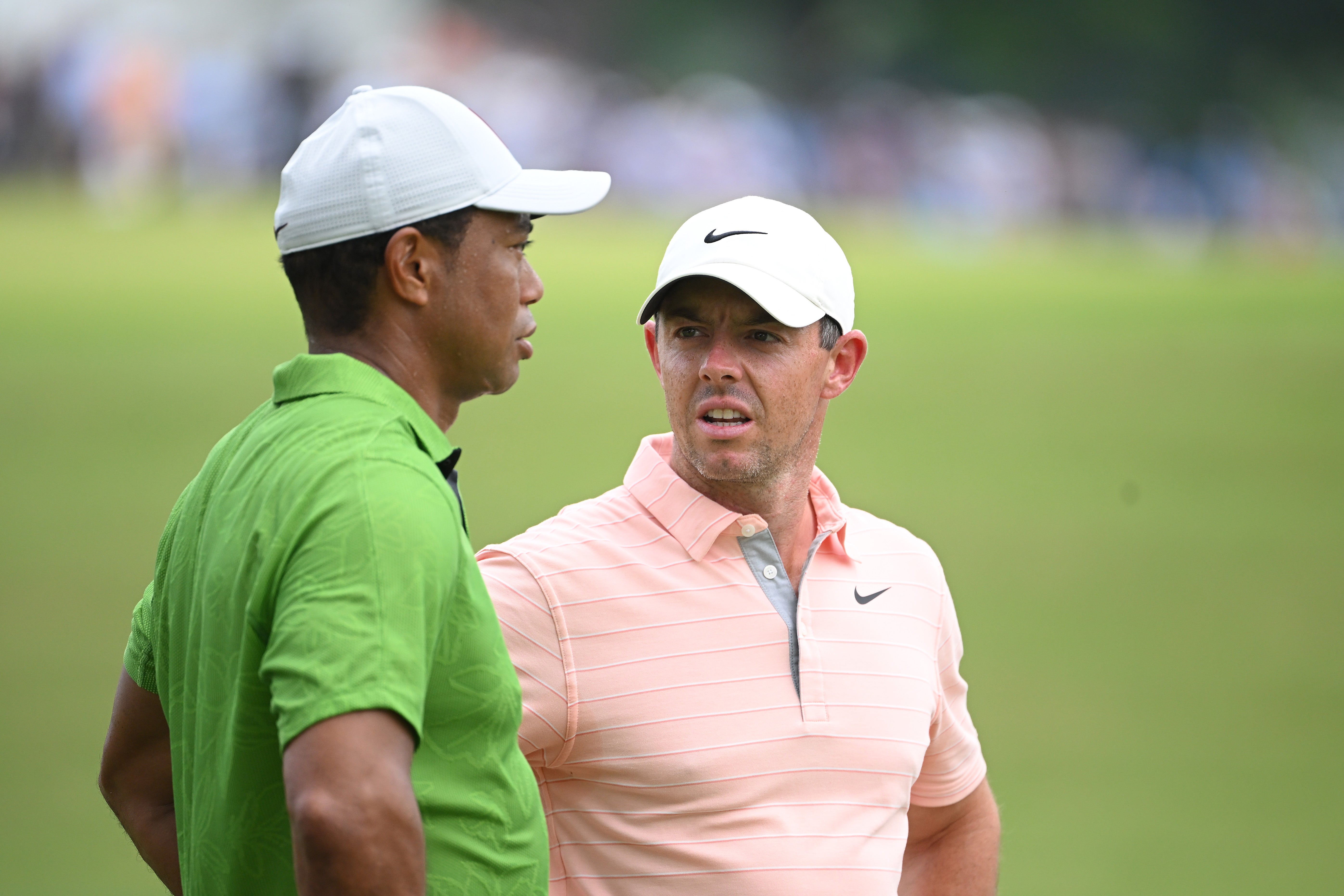 Rory McIlroy hails ultimate pro Tiger Woods for making cut at PGA Championship The Independent