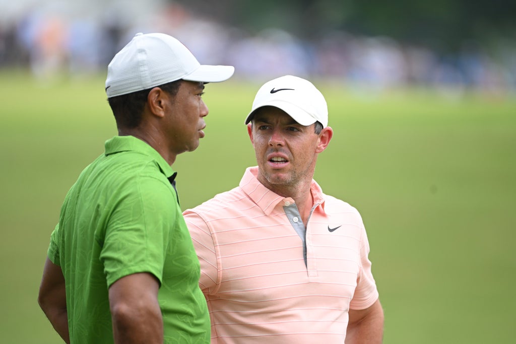 Rory McIlroy hails ‘ultimate pro’ Tiger Woods for making cut at PGA Championship