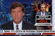 Tucker Carlson asked Hunter Biden for help with son’s university application, says report