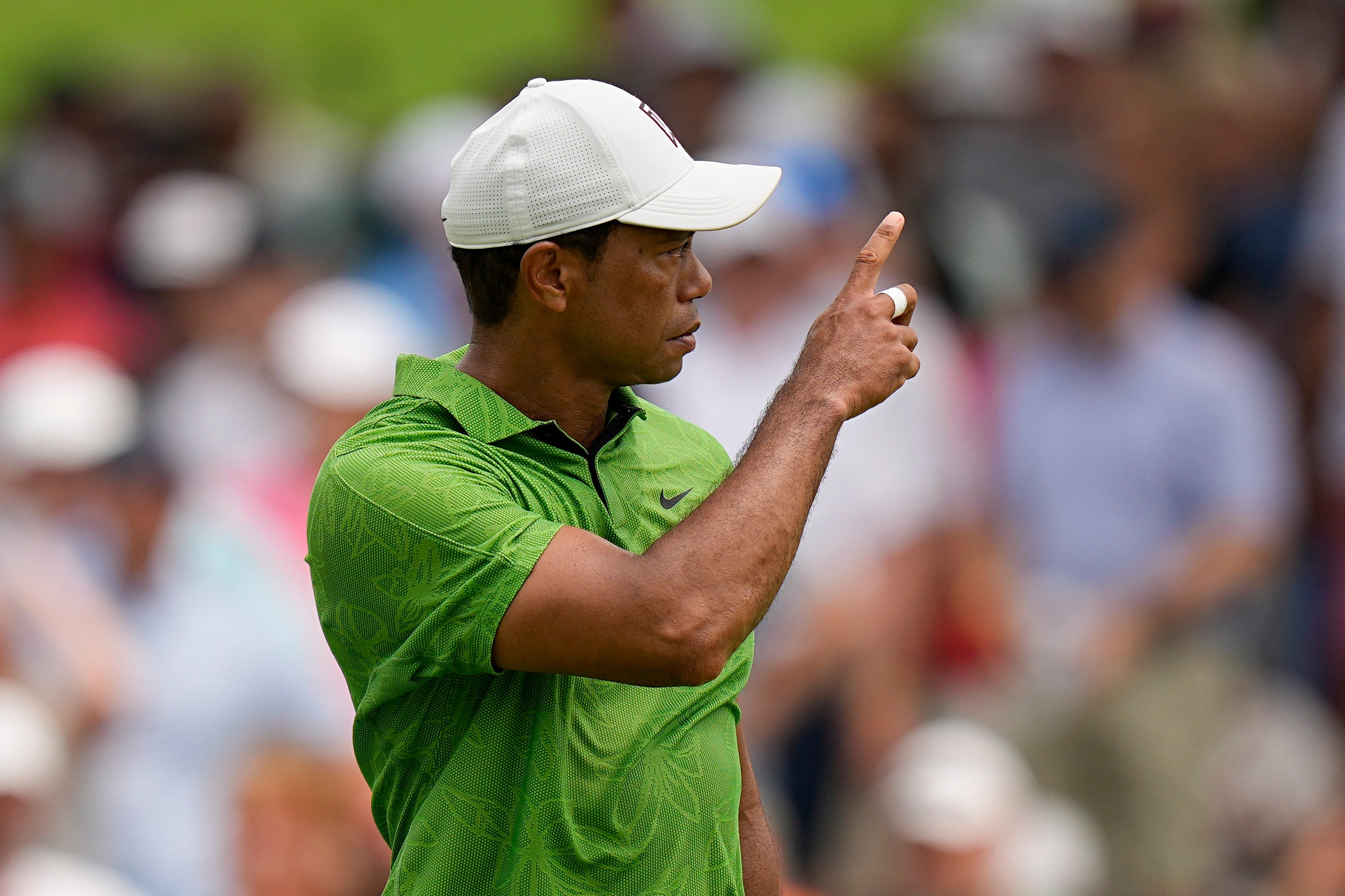 Tiger Woods has not given up hope of winning the US PGA Championship (Eric Gay/AP)