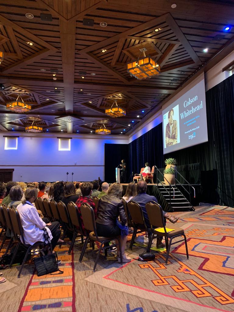 Colson Whitehead talking at Santa Fe Literary Festival