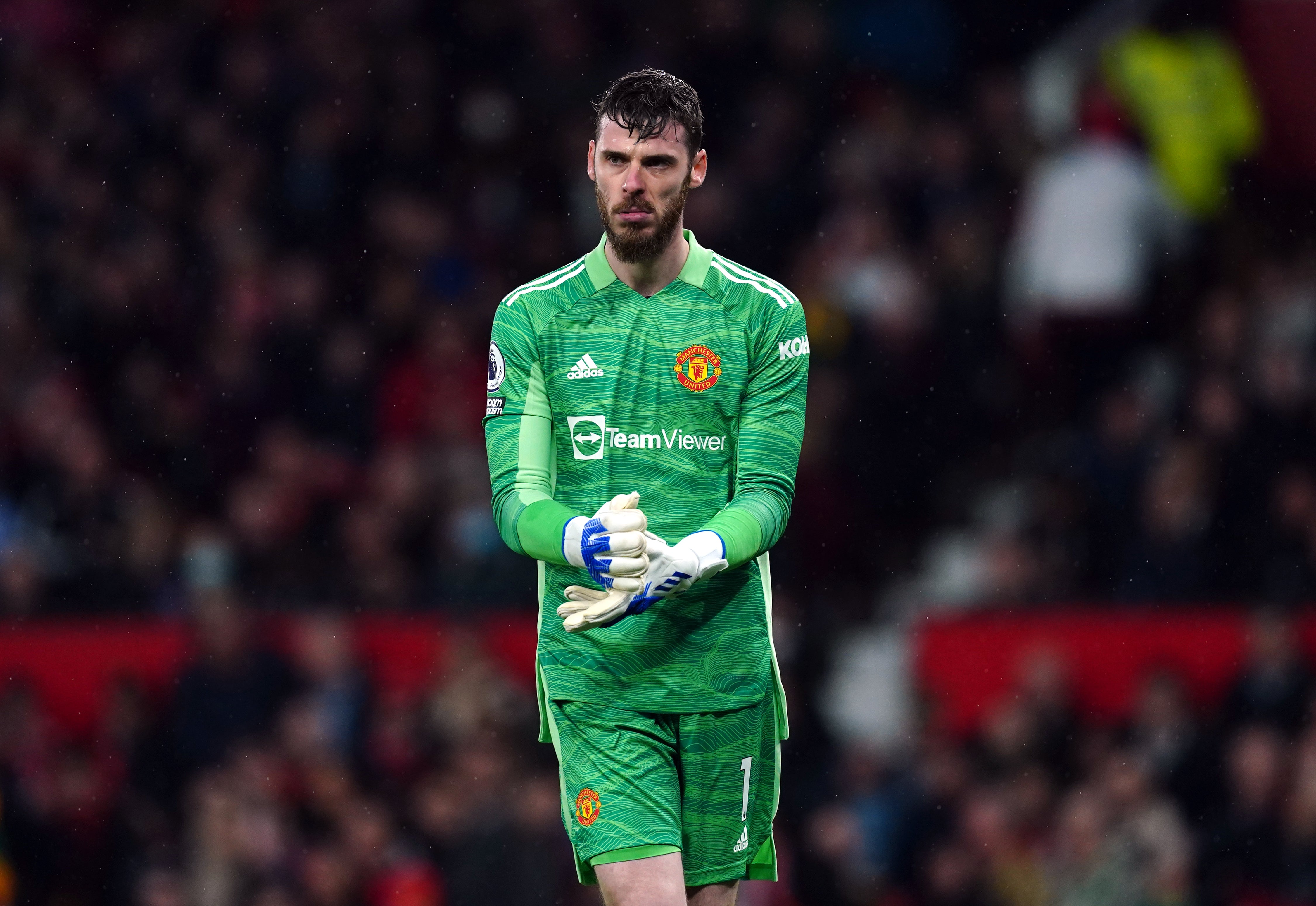 David De Gea wants Manchester United to end a season to forget with a win (Martin Rickett/PA).