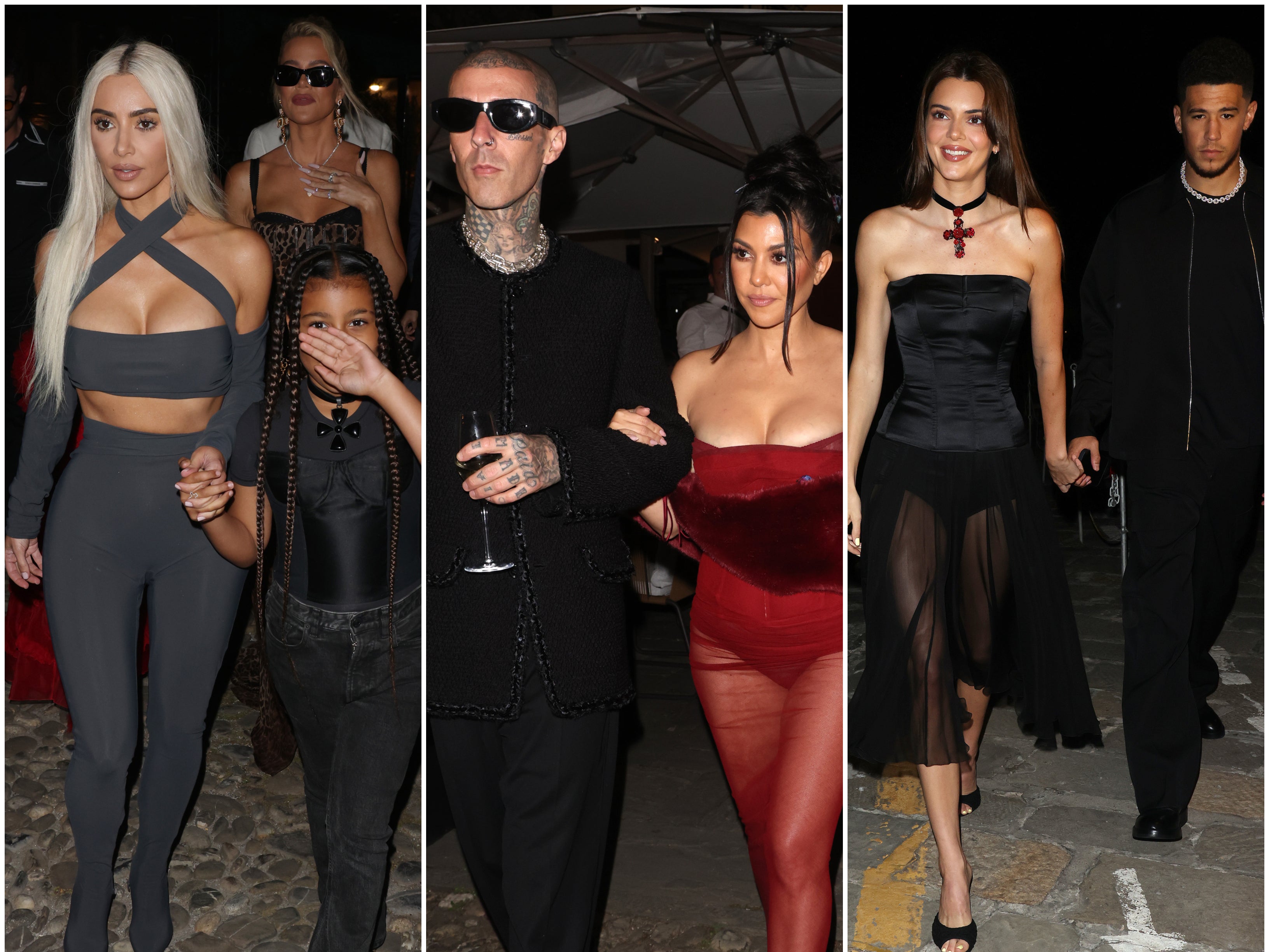 The Kardashian family is in Italy for Kourtney and Travis Barker’s wedding