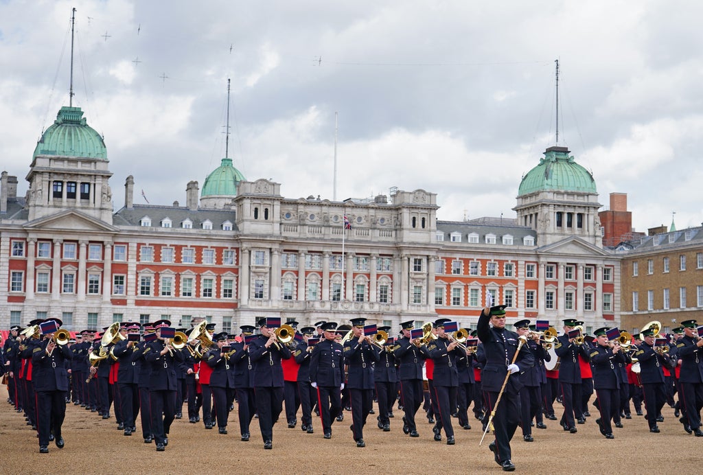Two taken to hospital after stands collapse at Trooping the Colour rehearsal