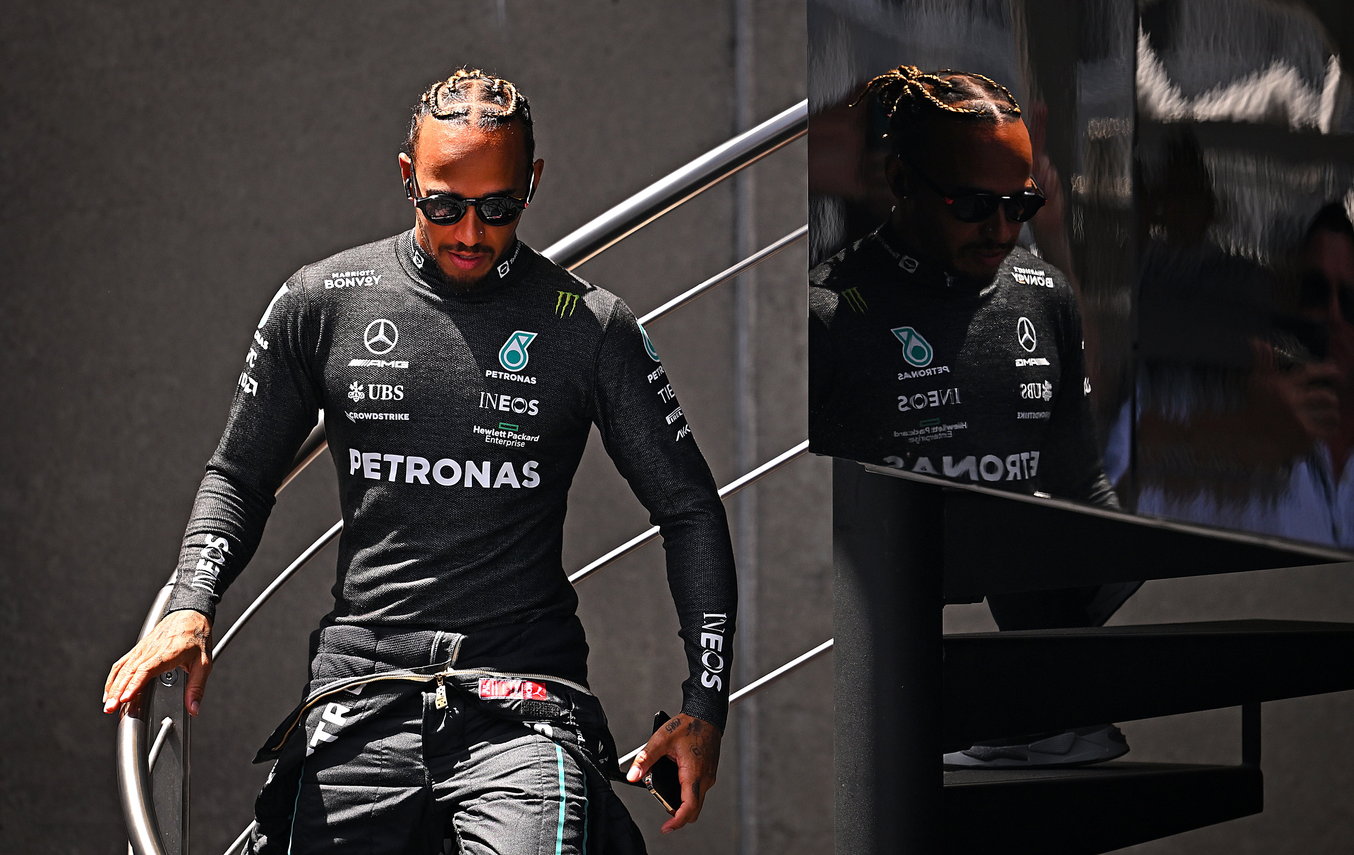 Lewis Hamilton is behind George Russell in the standings going into the Spanish Grand Prix