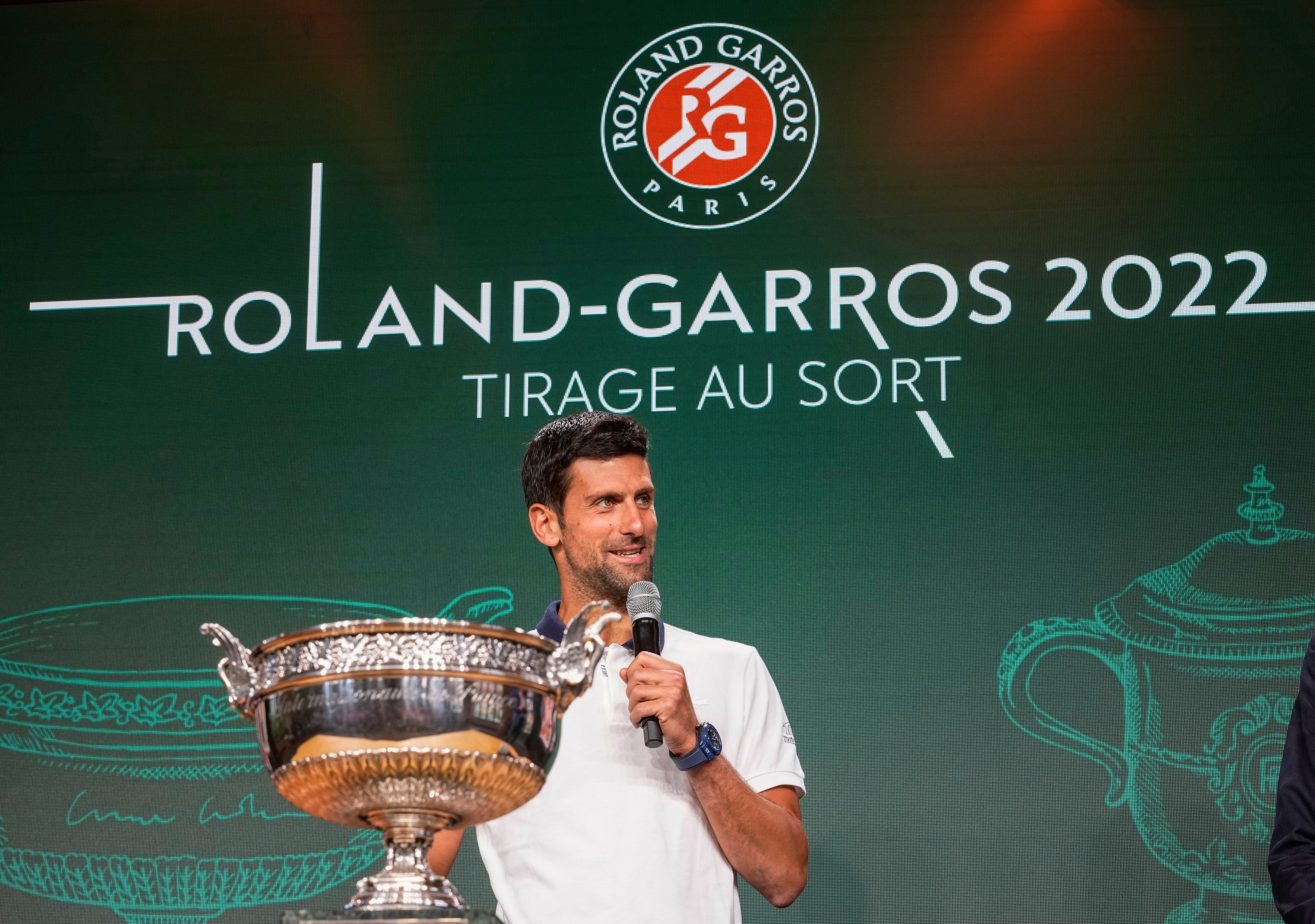 Novak Djokovic is looking to defend his French Open title (Michel Euler/AP)