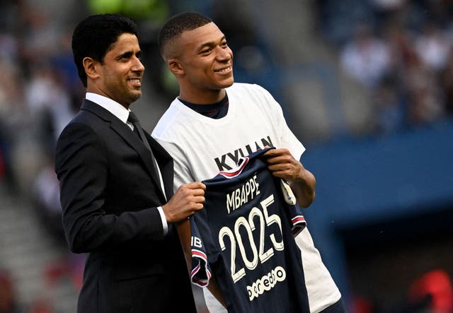 <p>Mbappe is remaining at the French club </p>