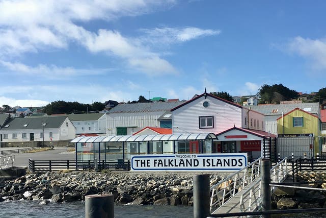 Port Stanley, the capital of the Falkland Islands (Henry Jones/PA)