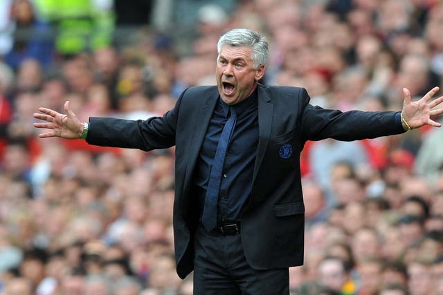 Carlo Ancelotti spent just short of two years as Chelsea manager (Martin Rickett/PA)