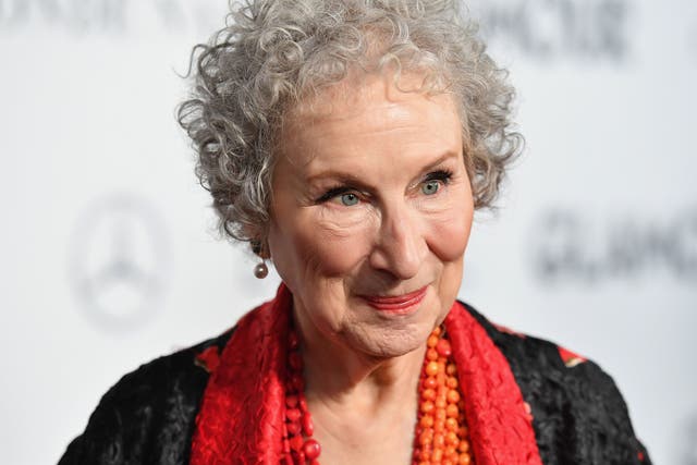 <p>Margaret Atwood received a standing ovation when she spoke at the festival </p>