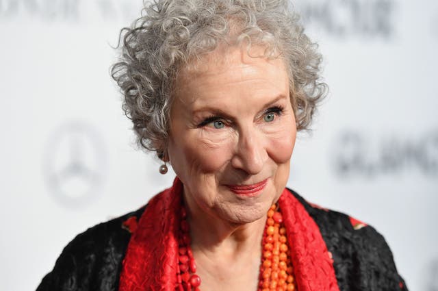 <p>Margaret Atwood received a standing ovation when she spoke at the festival </p>