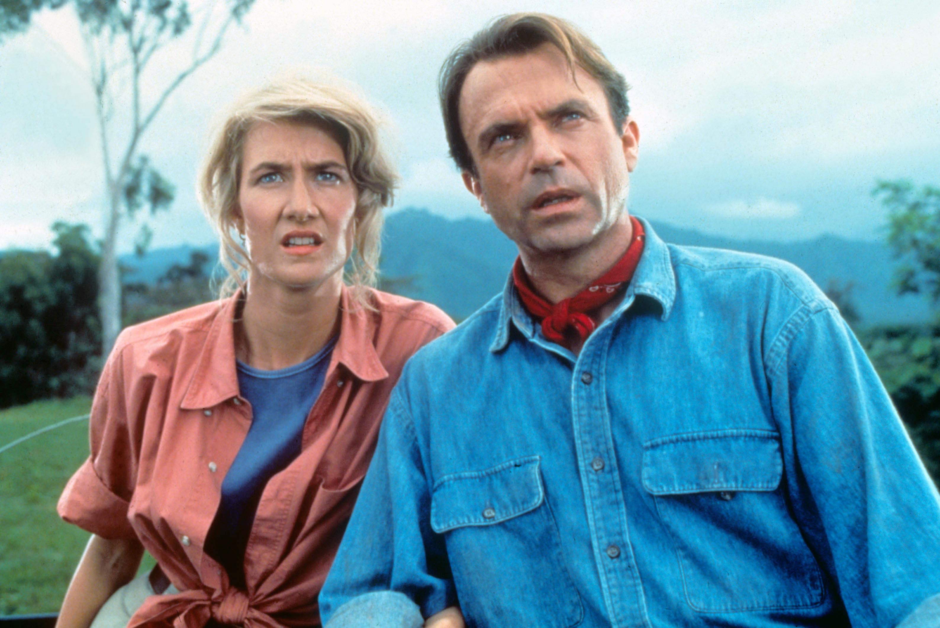 Dern and Neill in ‘Jurassic Park'