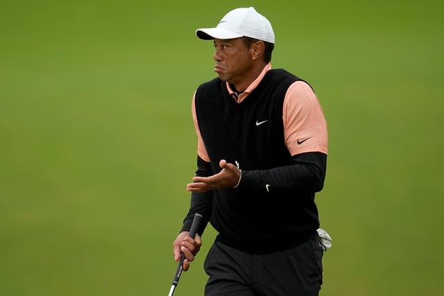 Tiger Woods withdrew from the US PGA Championship after a third round of 79 (Sue Ogrocki/AP)