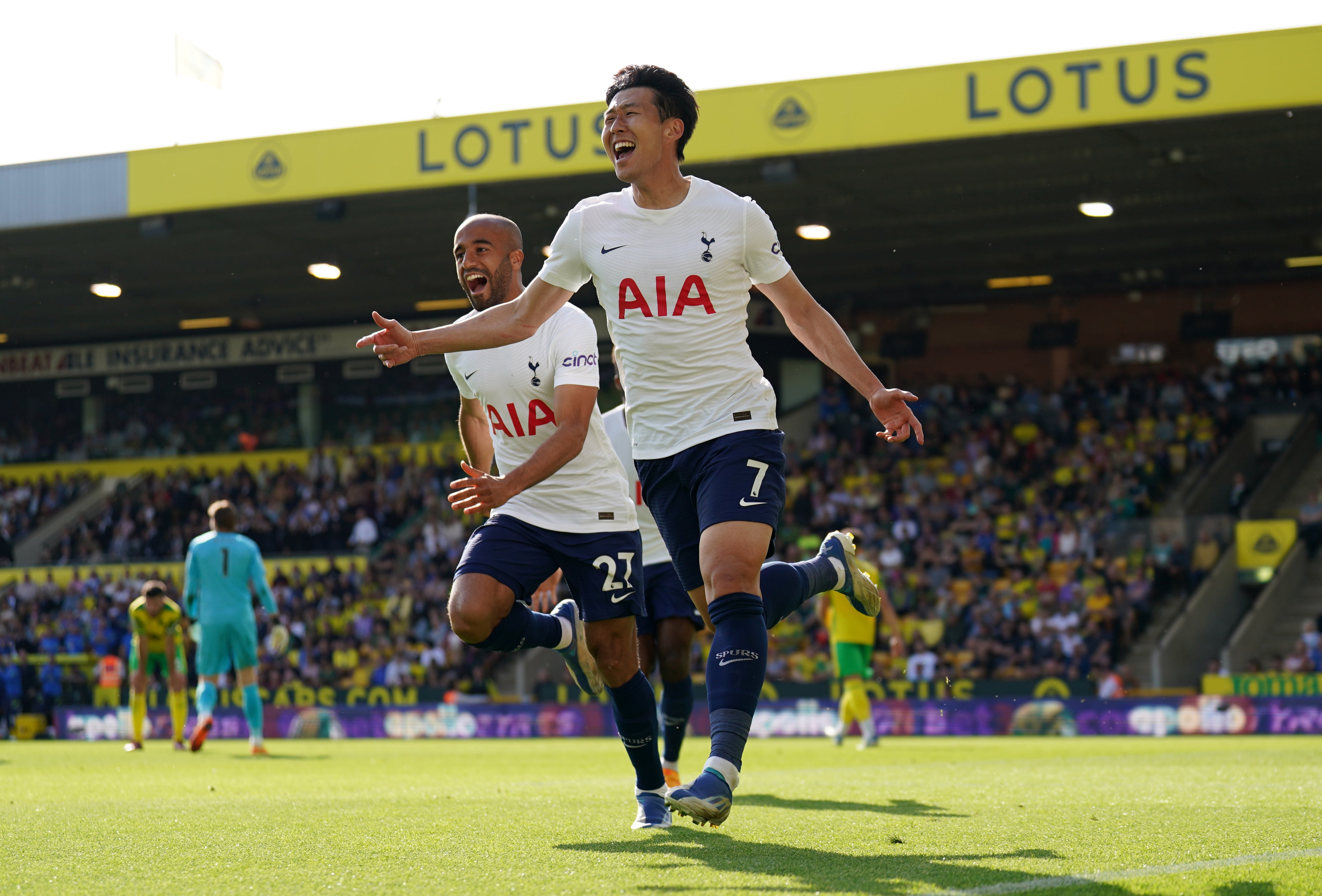 Son Heung-min and Spurs finished the season on a high at Carrow Road