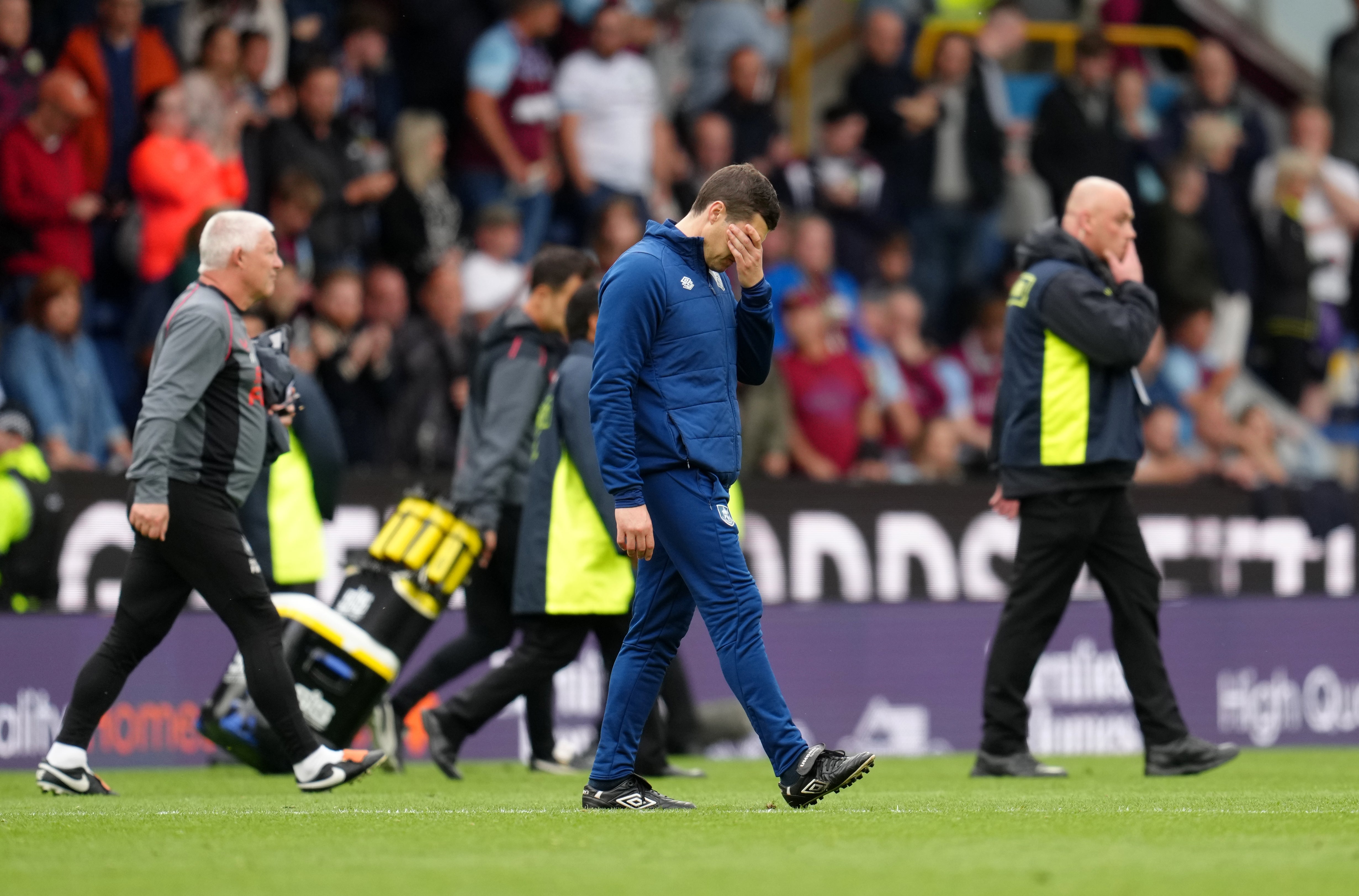 Mike Jackson’s Burnley were relegated (Nick Potts/PA)