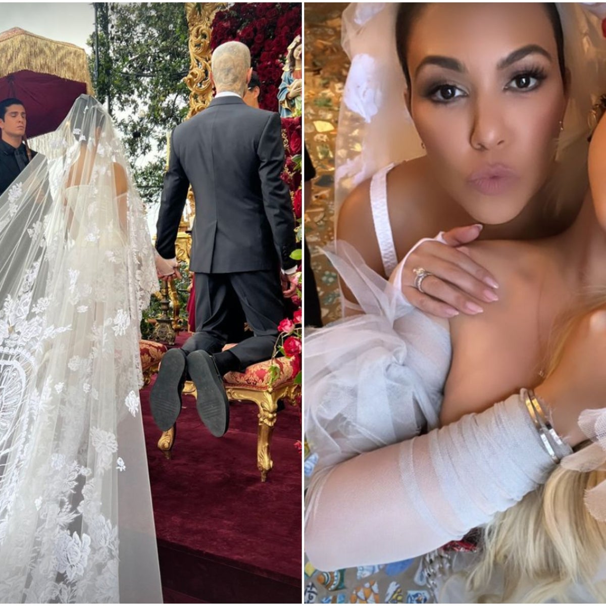 Kourtney Kardashian and Travis Barker marry in lavish Italian ceremony | The Independent Kourtney Kardashian and Travis Barker marry in lavish Italian ceremony | The Independent