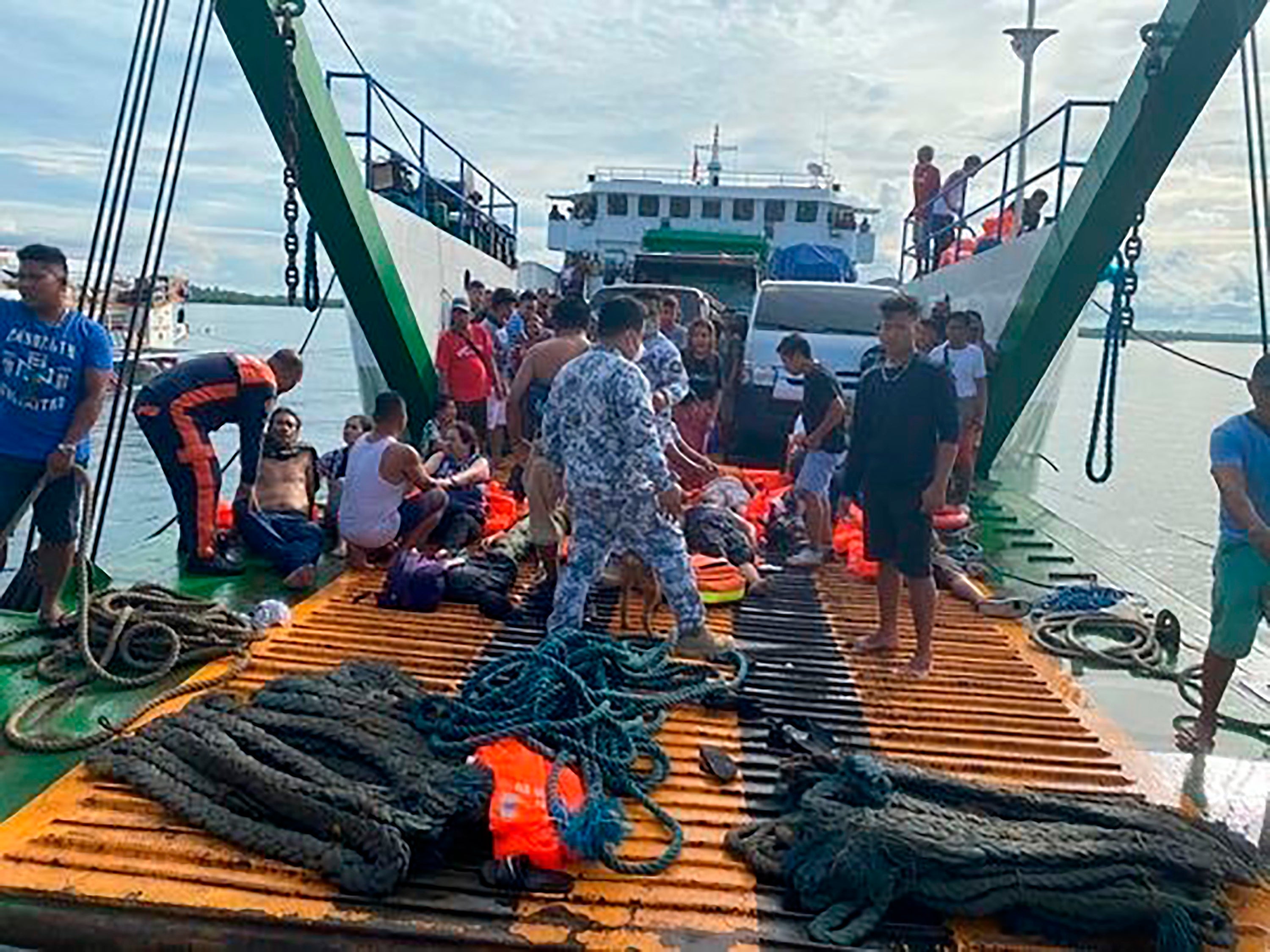 7 Dead, 120 Others Rescued In Philippine Ferry Fire | The Independent