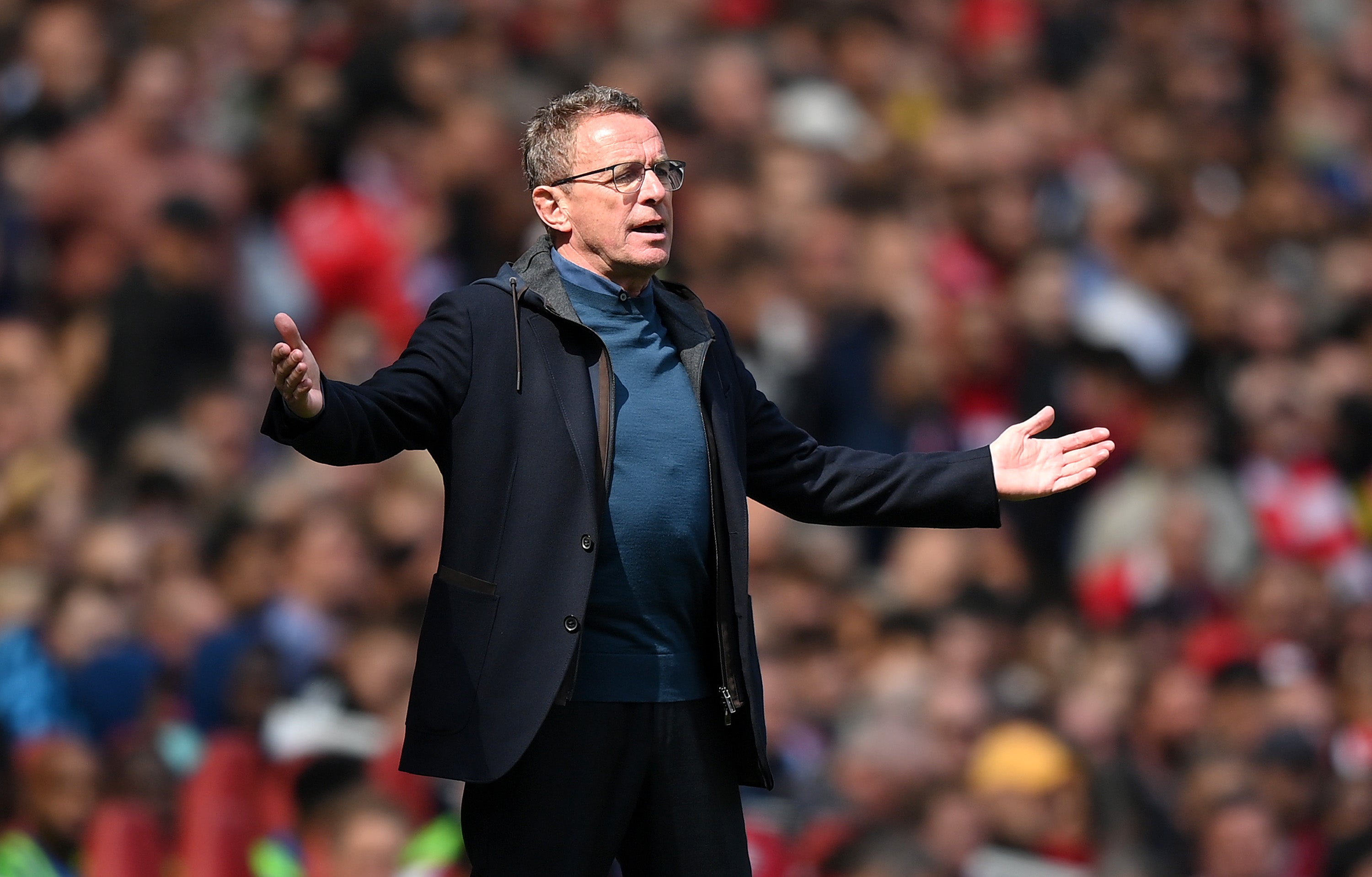 Ralf Rangnick has endured a tough spell as interim manager of Manchester United