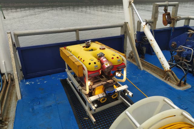 EDF used an underwater drone at the Blyth offshore wind farm (EDF)