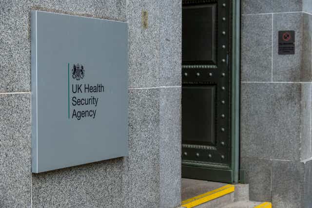 The UK Health Security Agency is due to publish updated monkeypox figures on Monday (Alamy/PA)