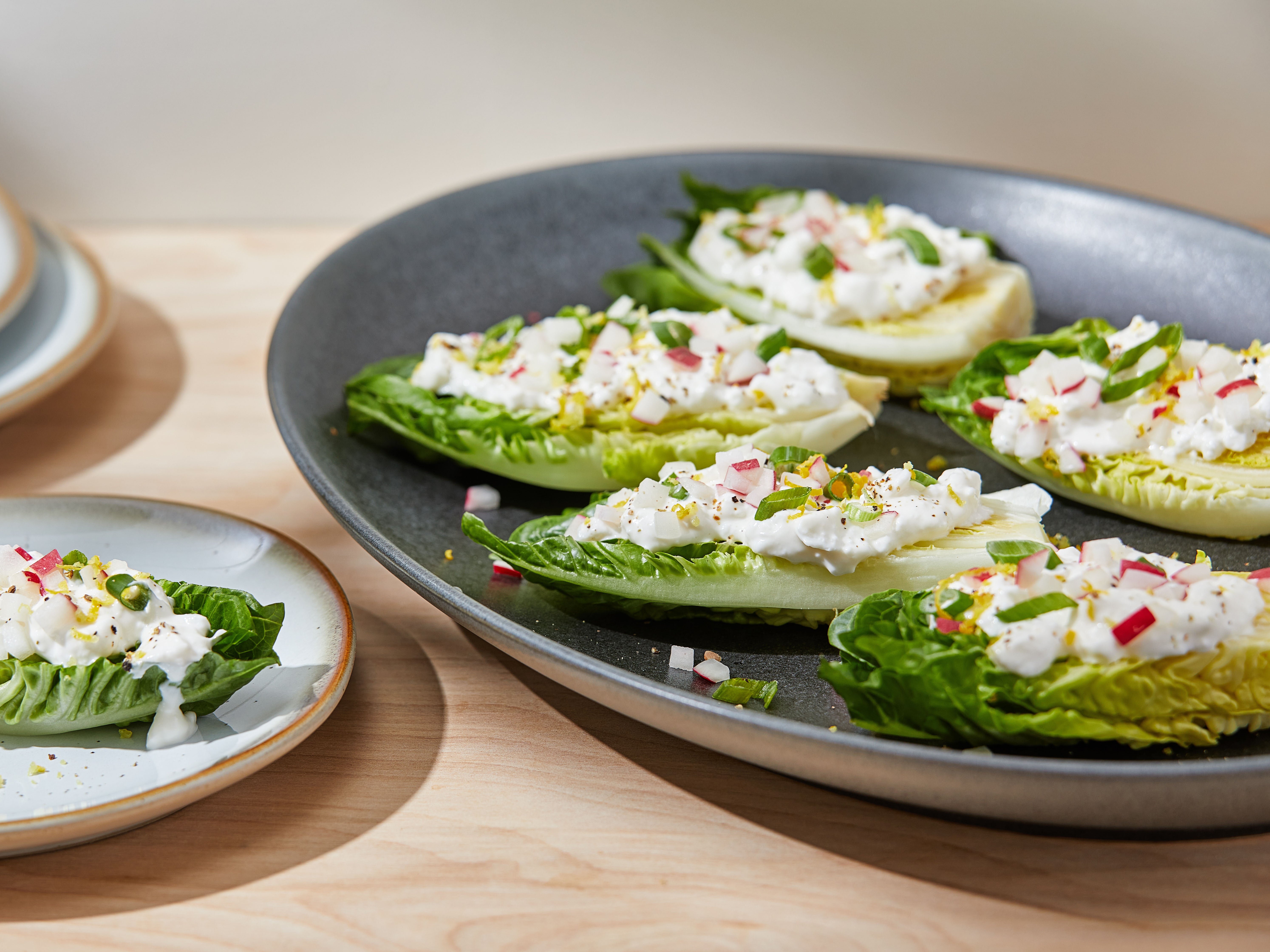 With all the creative possibilities, these gem lettuce boats with feta, radish and spring onion seem destined to go viral