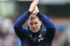 Eddie Howe to start planning busy Newcastle summer ‘straight away’