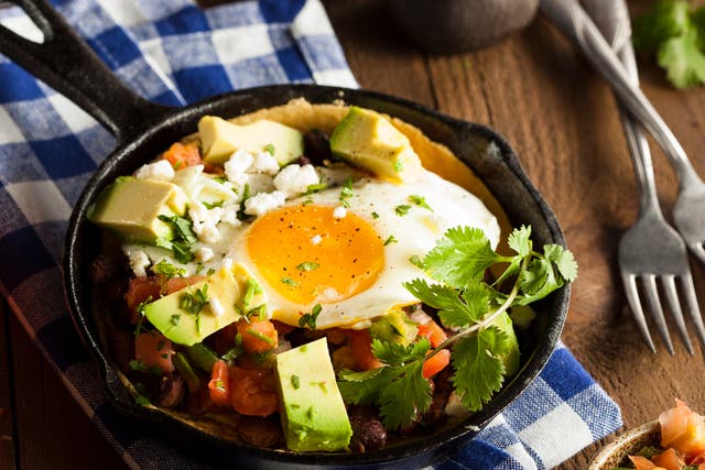 <p>Huevos rancheros: A traditional, hearty Mexican breakfast </p>