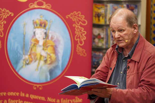 Michael Morpurgo reads from his new book There Once is a Queen (Steve Parsons/PA)