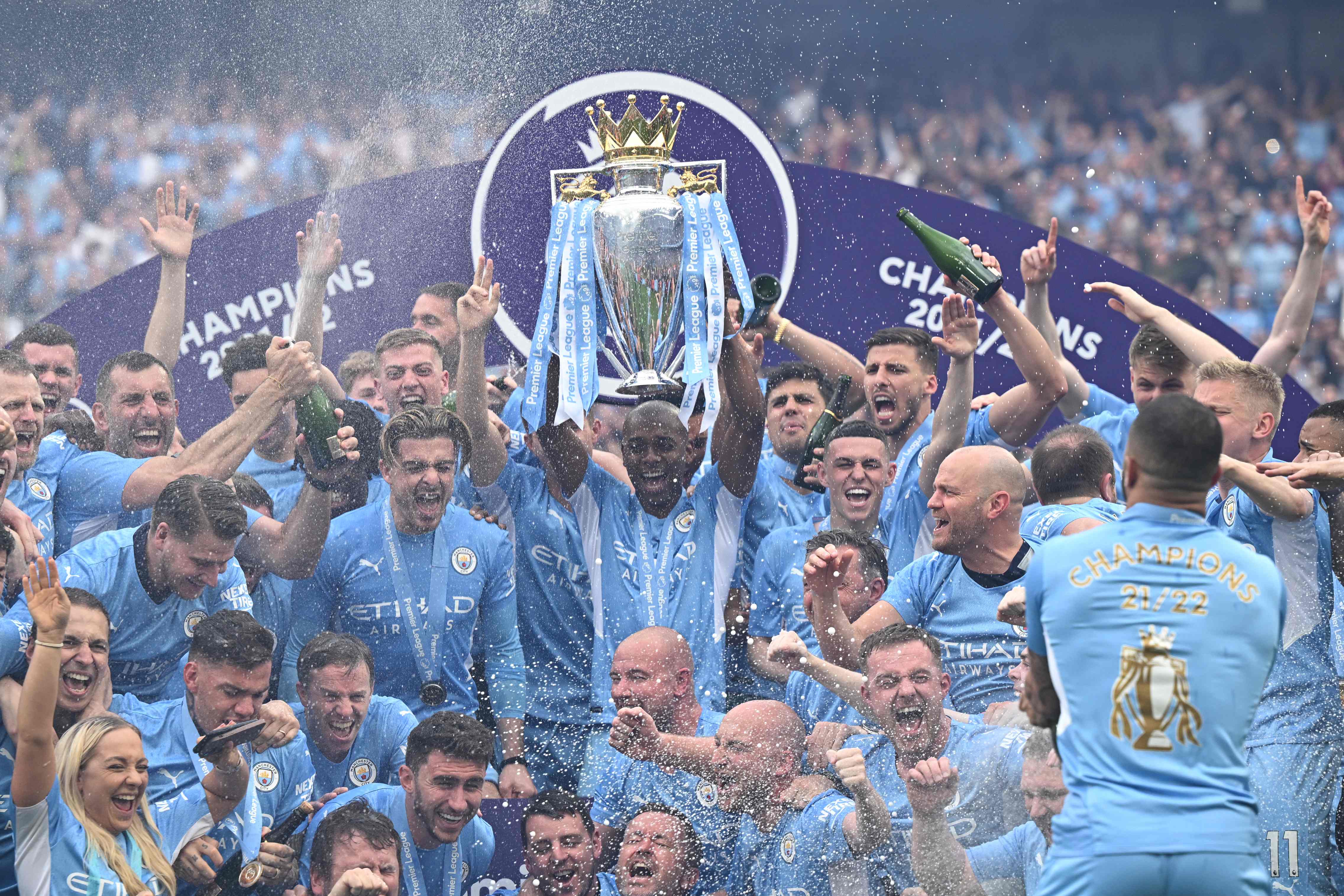 The stage was set for a grandstand finish, and Manchester City didn’t disappoint