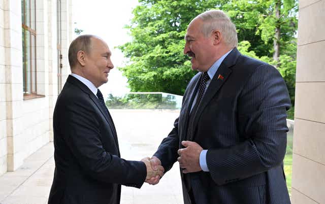 <p>File image:  Belarus has been a key player in Russia’s battle plans</p>
