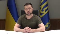 Ukraine ‘paying dearly for freedom’ in fight against Russia, Zelensky says